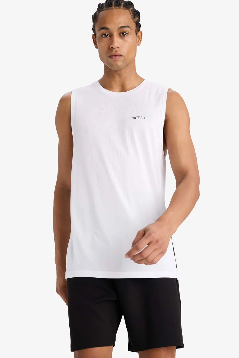 DeFacto DeFactoFit Fast Drying Standard Fit Printed Tank Top