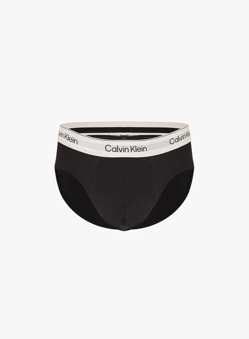 CALVIN KLEIN 3 Pack Hip Briefs - Icon Cotton Stretch
