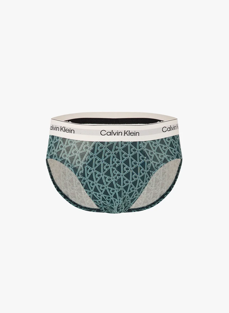 CALVIN KLEIN 3 Pack Hip Briefs - Icon Cotton Stretch