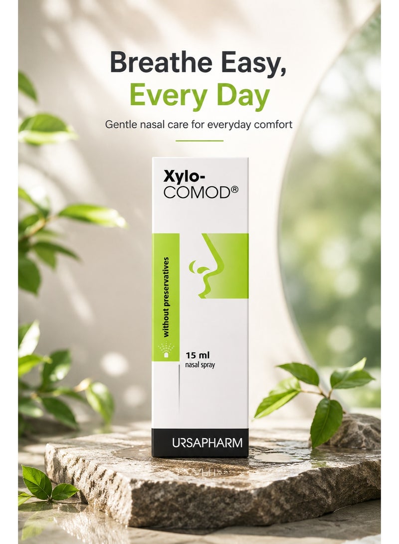 Xylo Comod XYLO-COMOD 0.1% NASAL SPY 15ML (PACK OF 3) - Image 2