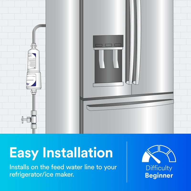 Aqua pure Aqua-Pure AP717 Inline Water Filter for Refrigerator, Ice Maker and Drinking Fountains, Inhibits Scale Build-Up, Removes Sediment, Chlorine Taste and Odor - Image 5