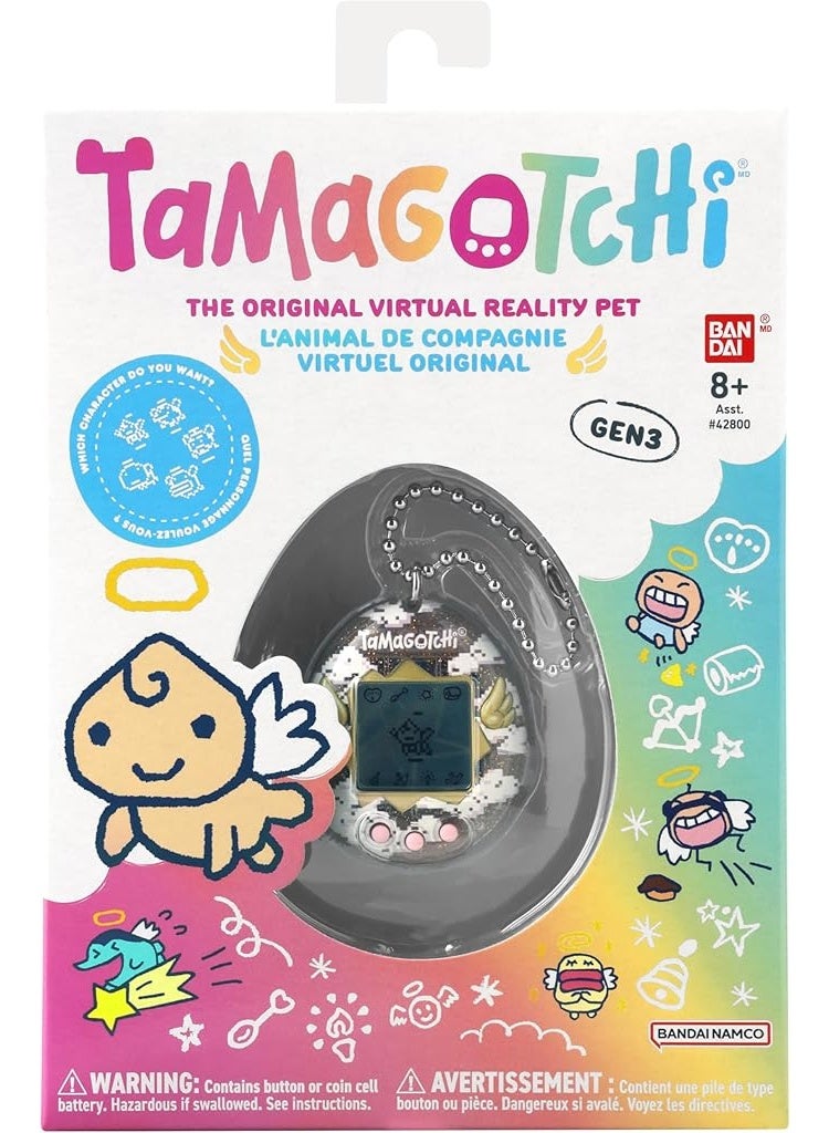Tamagotchi BANDAI NAMCO Tamagotchi Original Angel Tlara B-O Gen 3 Virtual Pet Gold Pixel - Image 5