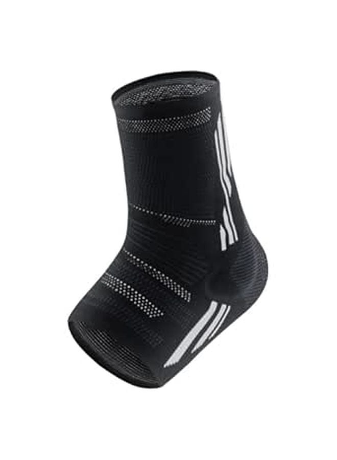 Ankle Support Sleeve for Sprained Ankle Injury Prevention Running Sports XL Black Grey - Image 1