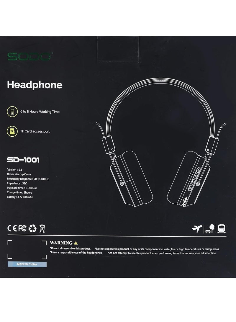 SODO سودو SD-1001 سماعة رأس بلوتوث لاسلكية - Image 3