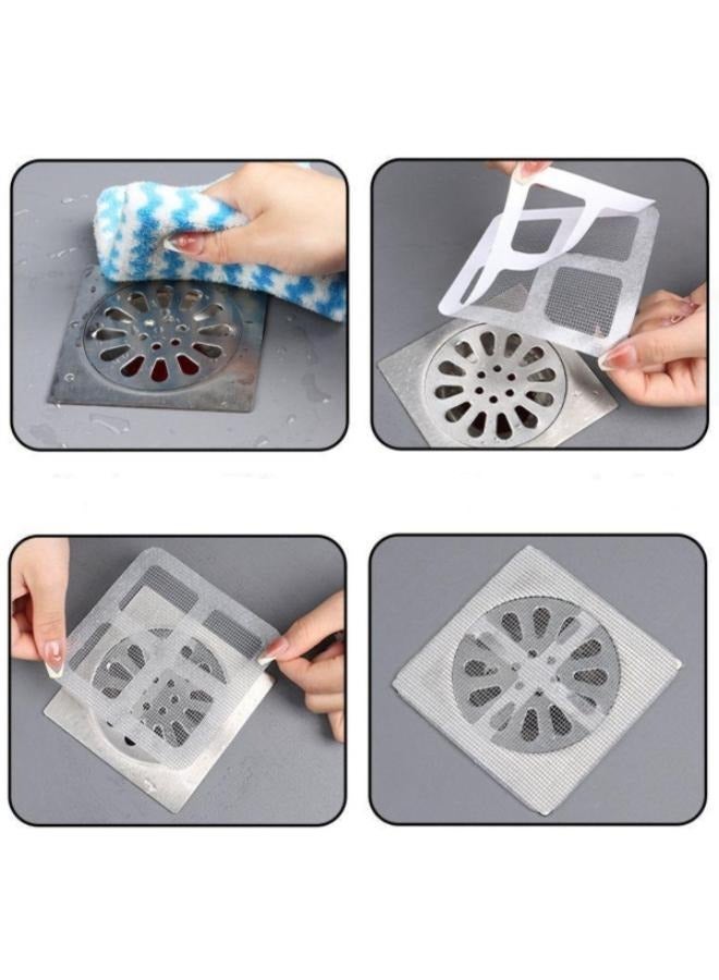 10 Pieces Disposable Sink Drain Paste Hair Filter Stickers Kitchen Bathroom Sewer Anti-Block Filter for Hair Home Cleaning Supplies10 Pieces Disposable Sink Drain Paste Hair Filter Stickers Kitchen Bathroom Sewer Anti-Block Filter for Hair Home Cleaning Supplies - Image 3