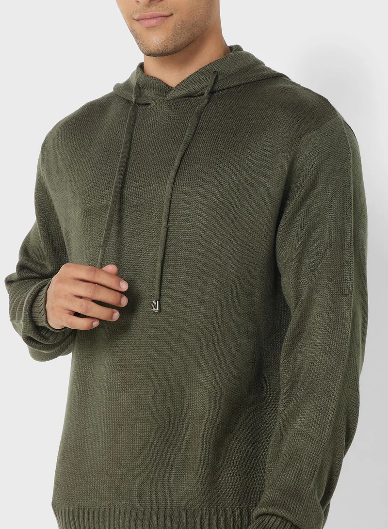 Robert Wood Knitted Hoodie