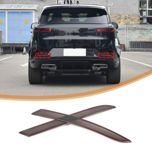 TINKI Rear Bumper Fog Light Cover for Land Rover Range Rover Sport 2023 2024 2025+ | Smoked Black ABS Lens with Anti-Scratch Frame | OEM Fit Foglight Trim Guard Car Exterior Accessories (Smoked Black) - Image 4