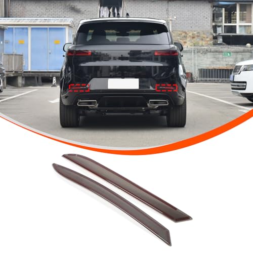 TINKI Rear Bumper Fog Light Cover for Land Rover Range Rover Sport 2023 2024 2025+ | Smoked Black ABS Lens with Anti-Scratch Frame | OEM Fit Foglight Trim Guard Car Exterior Accessories (Smoked Black) - Image 2