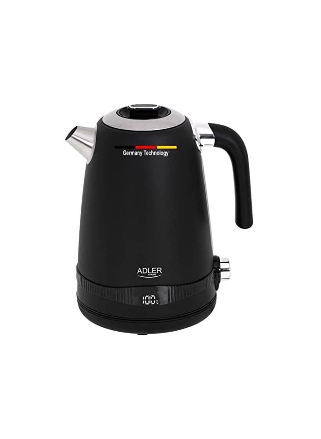 Adl - Germany temperature control kettle 1.7L with 7-step & LCD Display 2200W BFA free 1 year warranty - Image 1