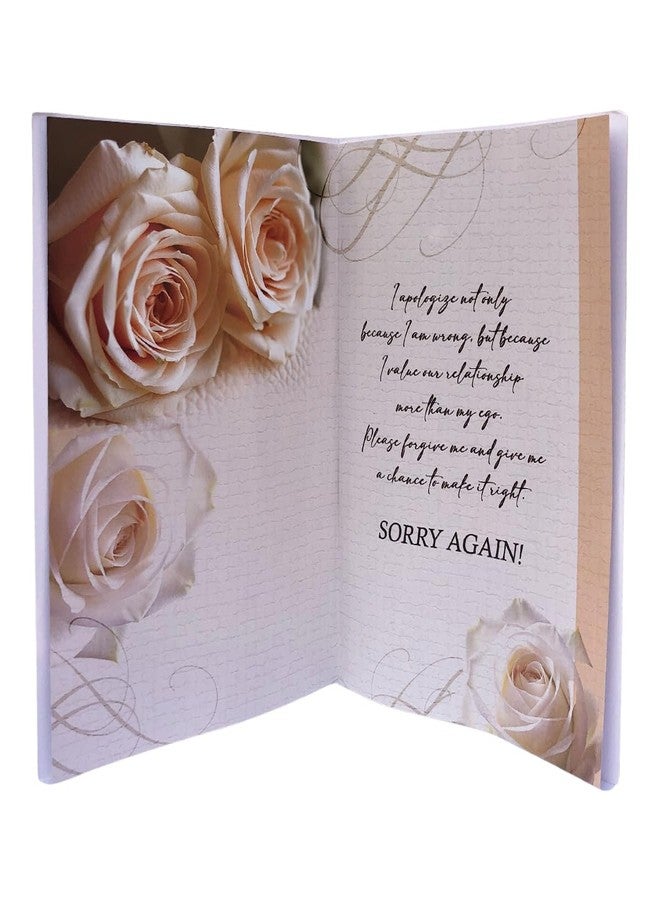 Saugat Traders Apology Gifts Combo - Chocolate, Greeting Card with Golden Rose - Sorry Gift For Girlfriend - Boyfriend - Best Friend - Image 3