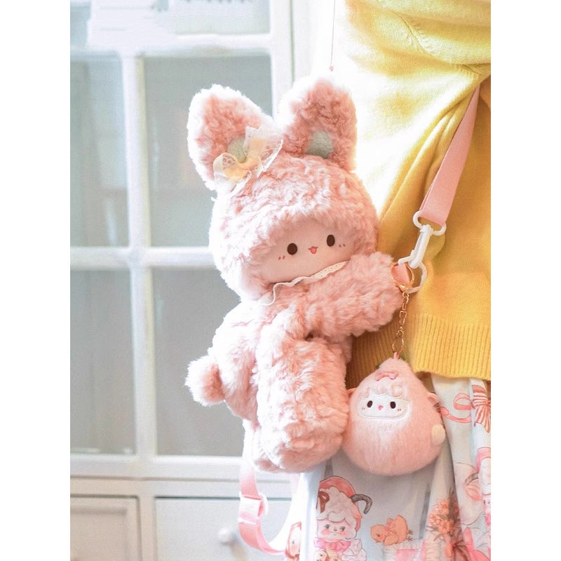 Cute Rabbit Plush Backpack for Girls - Image 2