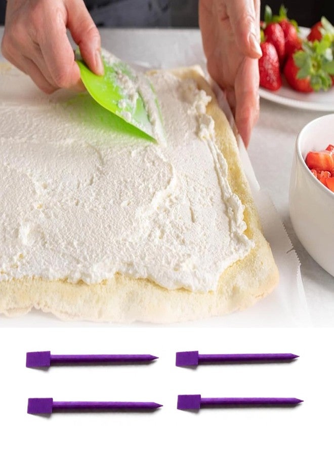 JILINWEI Cookie Scribes,Cookie Scraper Set of 6 Tool for Cookies Decorating,Purple - Image 2