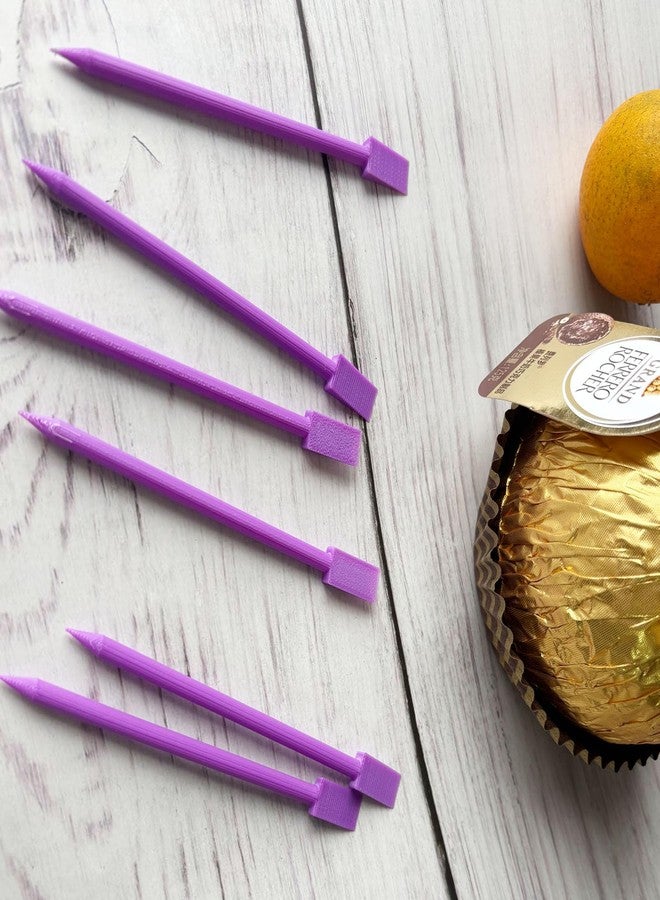 JILINWEI Cookie Scribes,Cookie Scraper Set of 6 Tool for Cookies Decorating,Purple - Image 5
