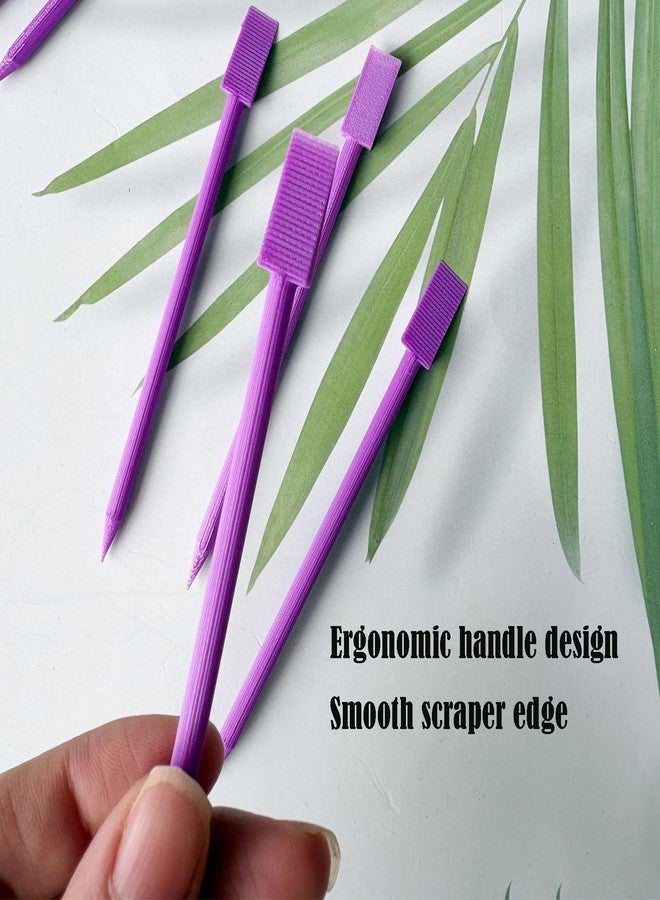 JILINWEI Cookie Scribes,Cookie Scraper Set of 6 Tool for Cookies Decorating,Purple - Image 4