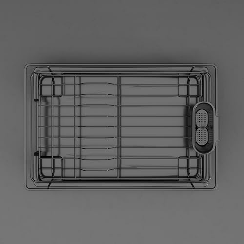 MEDALLIX Stainless Steel Dish Drying Rack with Utensil Holder & Drainer Basket | Space-Saving Kitchen Organizer for Plates, Spoons, Forks & Knives | Durable, Rust-Resistant & Easy to Clean - Image 4