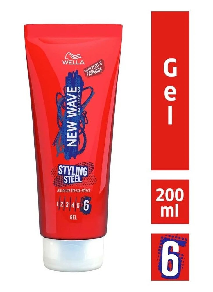 Wella Koleston - Wella Styling Steel Hair Gel 200ml - Image 1
