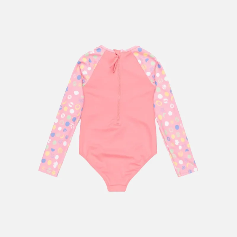 Roxy Roxy Dot Long Sleeves One-Piece Rashguard - Kids