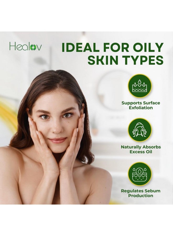 Healov Healov Sulfur Soap - Sulfur Face & Body Wash for Acne - Sulphur Exfoliating Facial Cleanser Absorbs Excess Oil, Reduces Breakouts, & Cleanses Skin - Natural Cystic Acne, Rosacea Skin Care Treatment - Image 4