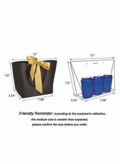Y&D Gift Bags 12Pcs Black  - Image 4