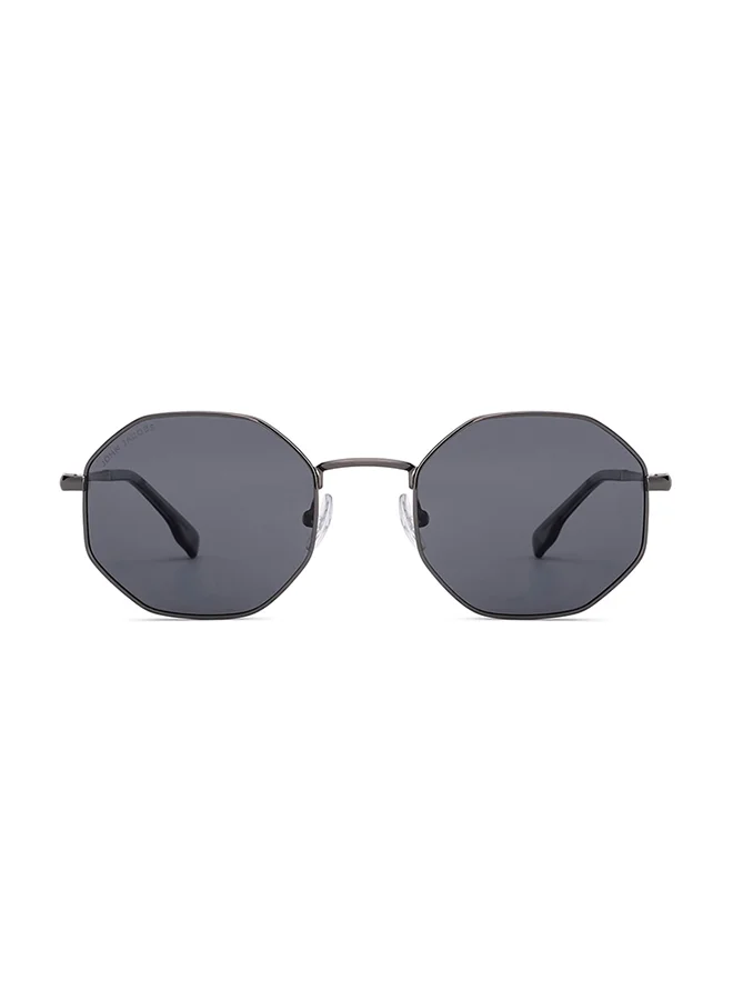 John Jacobs Blue Black Full Rim Rectangle John Jacobs JJ Tints JJ S17344-C2 Polarized Sunglasses
