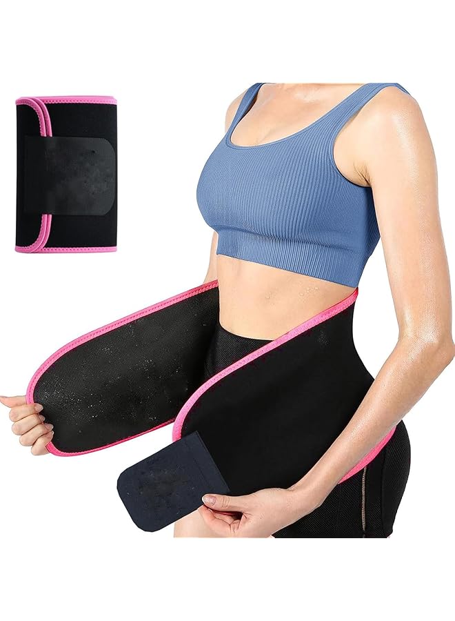 S-TOP Waist Trimmer Belt, Waist Trainer for Women and Men, Adjustable Waist Trimmer Belt Helps Abdominal Exercise, Belly Fat Burner Slimming Belt, Back Supports for Gym and Lumbar Spine - Image 1