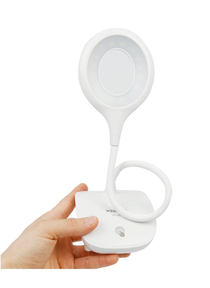 WEIDASI - Foldable LED Reading Light with USB Charging Port and Touch Dimmer Control System - Image 1
