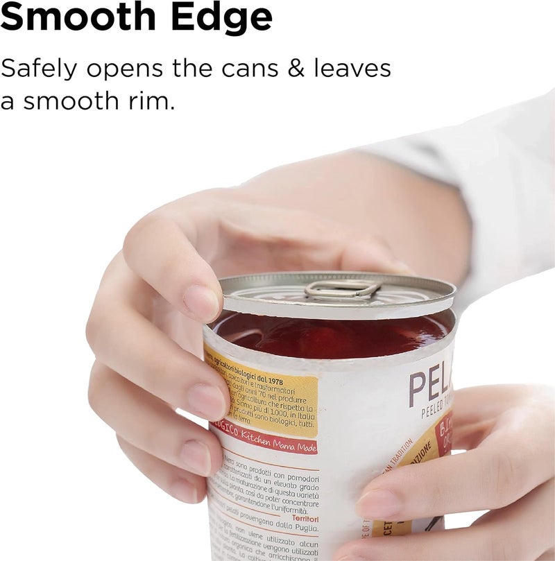 Kitchen Mama Auto 2.0 Electric Can Opener: Blade Opens Almost Any Can Pop or Soda Can - Automatic, Hands Free, Safe, Smooth Edge, Lid Remover, Battery Operated, Cordless, YES YOU CAN (Morandi Blue) - Image 5