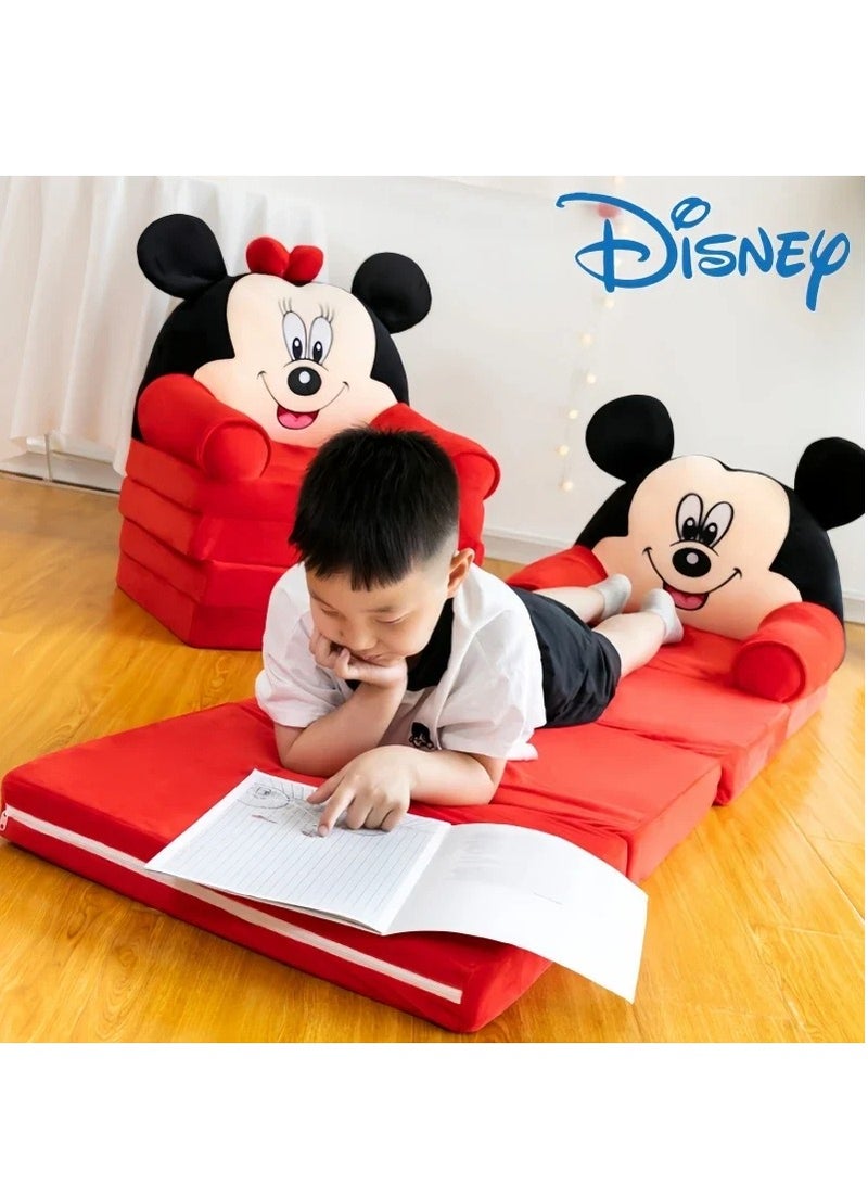 Disney Minnie Kids Folding Chair -  Sturdy & Cute Cartoon Chair | Portable, Lightweight & Comfortable Seat for Kids | Perfect Gift for Disney Fans - Image 2