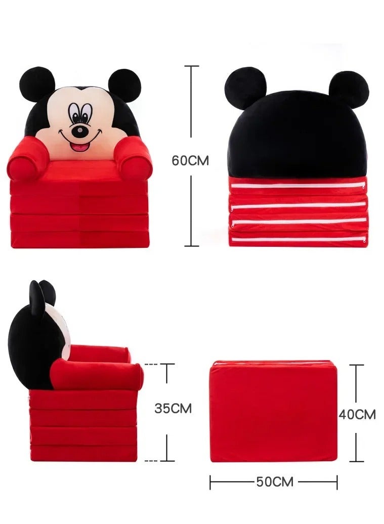 Disney Minnie Kids Folding Chair -  Sturdy & Cute Cartoon Chair | Portable, Lightweight & Comfortable Seat for Kids | Perfect Gift for Disney Fans - Image 3