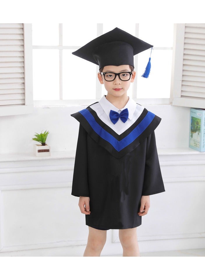 Kids Graduation Role Pretend Play Costume With Cap - Image 1