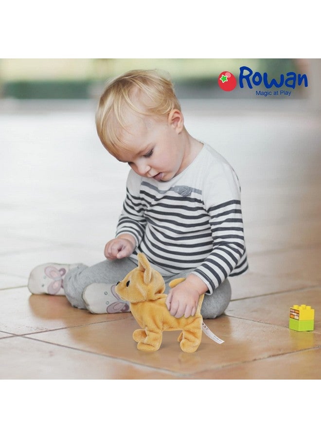 روان كلب روان تشيلي المتجول ينبح ويمشي ويهز ذيله، لعبة ناعمة ممتعة وتفاعلية للأطفال - Image 4