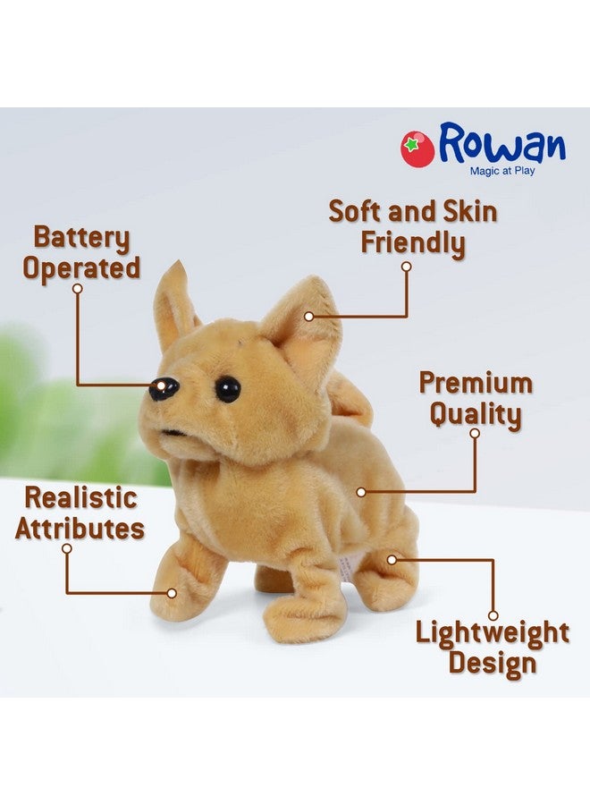 روان كلب روان تشيلي المتجول ينبح ويمشي ويهز ذيله، لعبة ناعمة ممتعة وتفاعلية للأطفال - Image 5