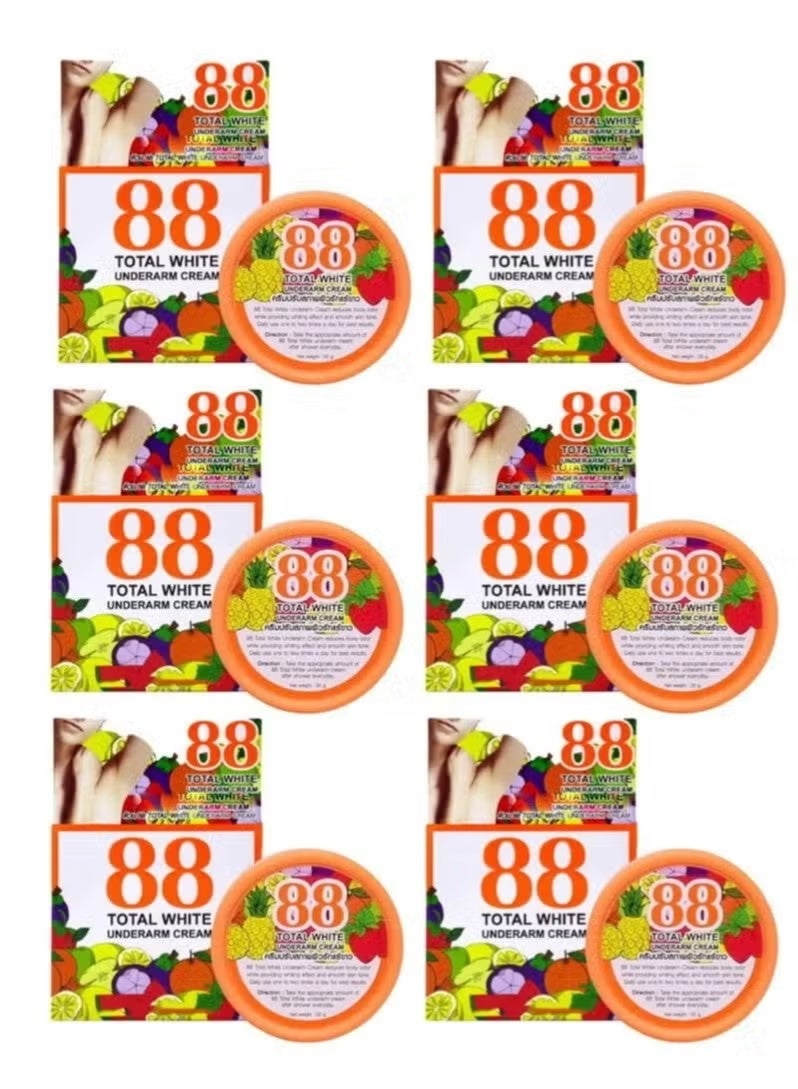 88 Total White 6-piece underarm whitening cream