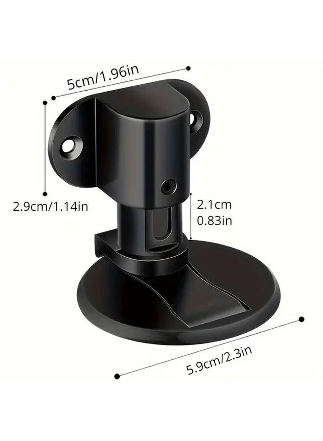 2pcs Adjustable Magnetic Door Stopper Stainless Steel No Drill Anti Collision Safety Device - Image 4