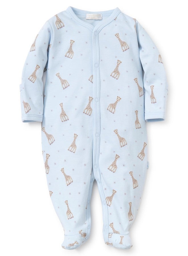 Kissy Kissy Baby-Boys Infant Sophie La Girafe Print Footie-Blue-6-9 Months - Image 1