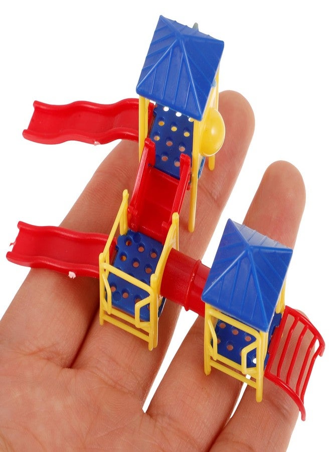 HEMOTON 1 Set Toy Slide Toys Models Miniature Decor Doll House Mini Ornament Mini Playground Sand Table Material Doll House Crafts Home Ornaments Model Material Child Outdoor Plastic - Image 3