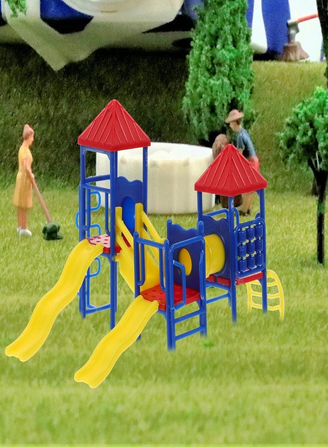 HEMOTON 1 Set Toy Slide Toys Models Miniature Decor Doll House Mini Ornament Mini Playground Sand Table Material Doll House Crafts Home Ornaments Model Material Child Outdoor Plastic - Image 4