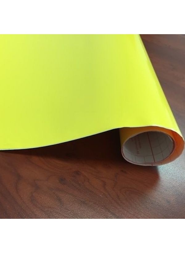 d-c-fix 346-1989 Bright Lemon Yellow Adhesive Foil  - Image 1