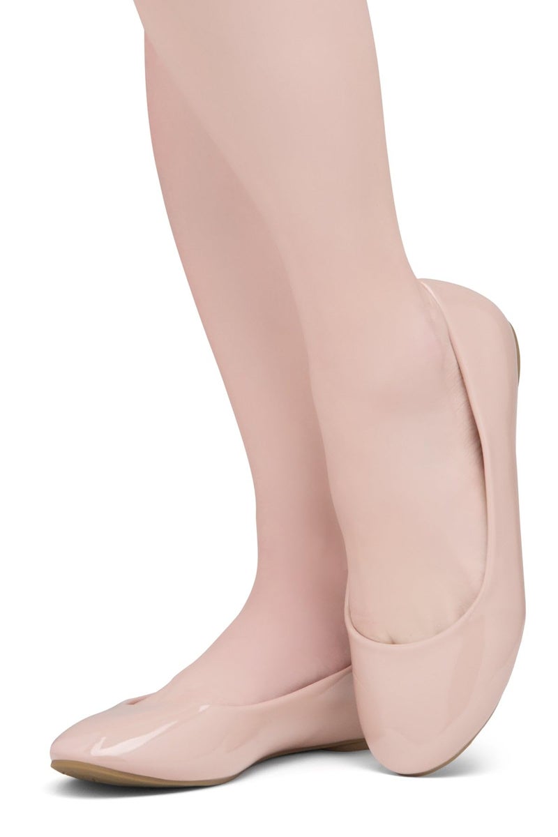 Herstyle Ballet Flats for Women, Dressy Casual Slip On Flat Shoes with Almond Toe, Comfortable Ballerina Flats for Work Office Wedding Daily Wear, 2024Nude, Size 8.0, Ever Memory - Image 2