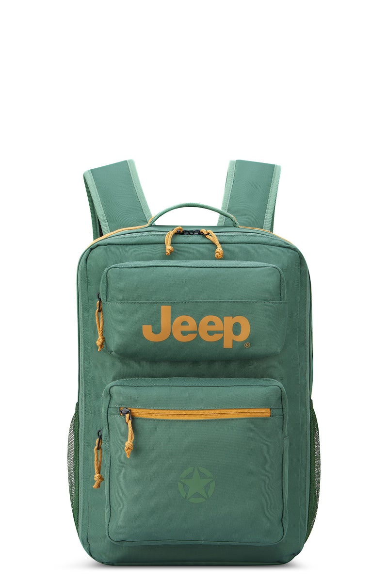 جيب حقيبة ظهر متعددة الاستخدامات مبطنة للابتوب من JEEP مقاومة للماء، مقاس 15.6 بوصة - باللون الأسود، مع حقيبة غداء مجانية - الجيش (أخضر) (طقم من قطعتين) - Image 3