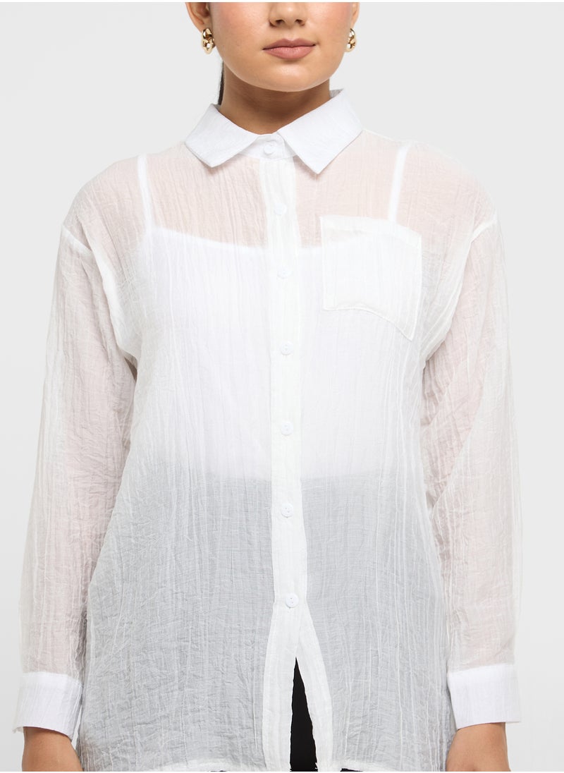 ELLA Button Down Shirt  - Image 3