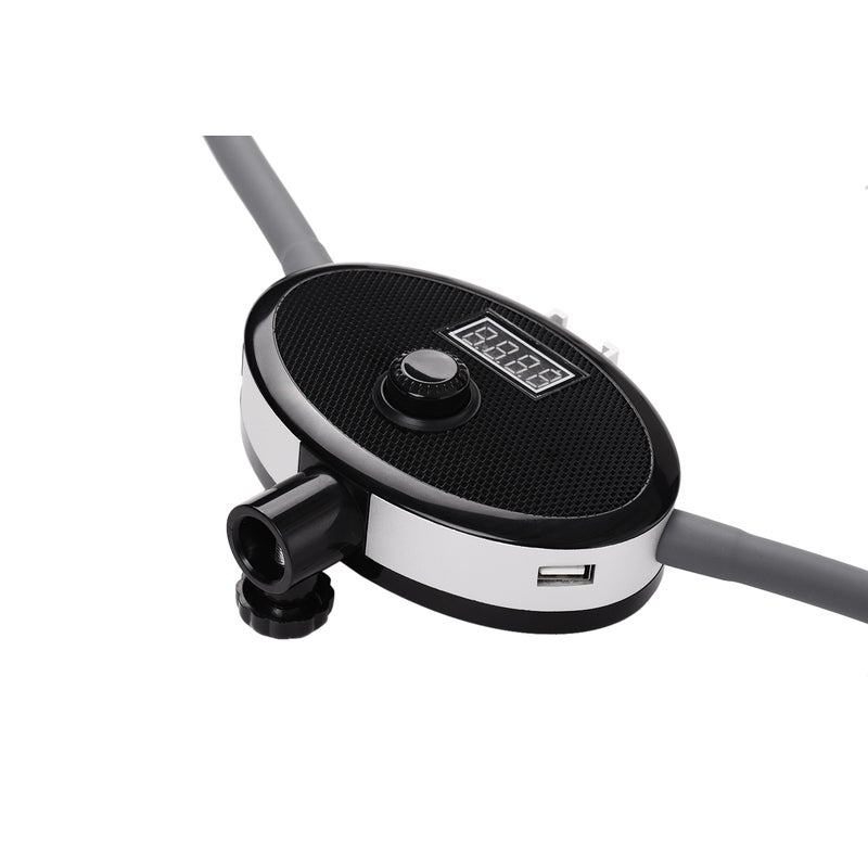 Loquat LED Dual-Arm Video Lamp White/Black - Image 5