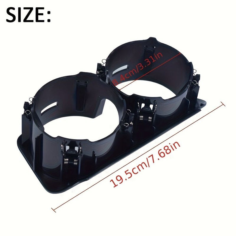 متوافق مع قطعة واحدة حامل أكواب الكونسول الوسطي لسيارات مرسيدس بنز W205 W213 W253 مساحة تخزين واسعة للمشروبات والمياه، إكسسوار لوحة القيادة، تركيب مباشر - Image 2