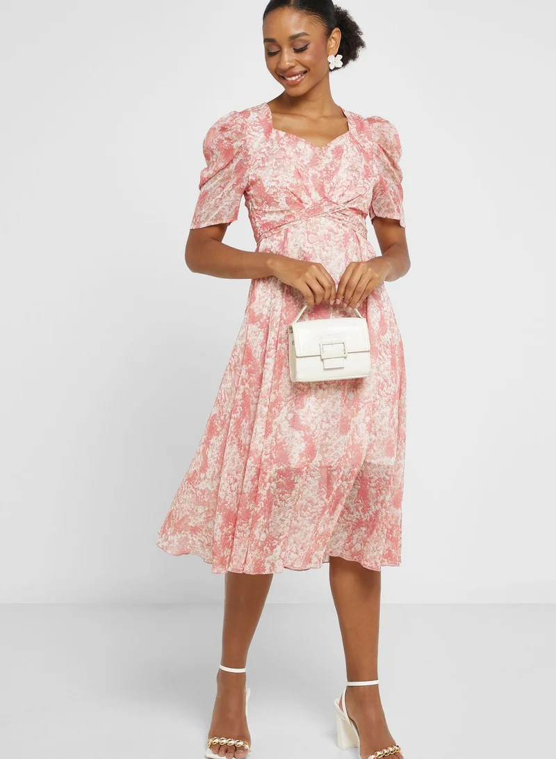 ELLA Floral Printed Dress