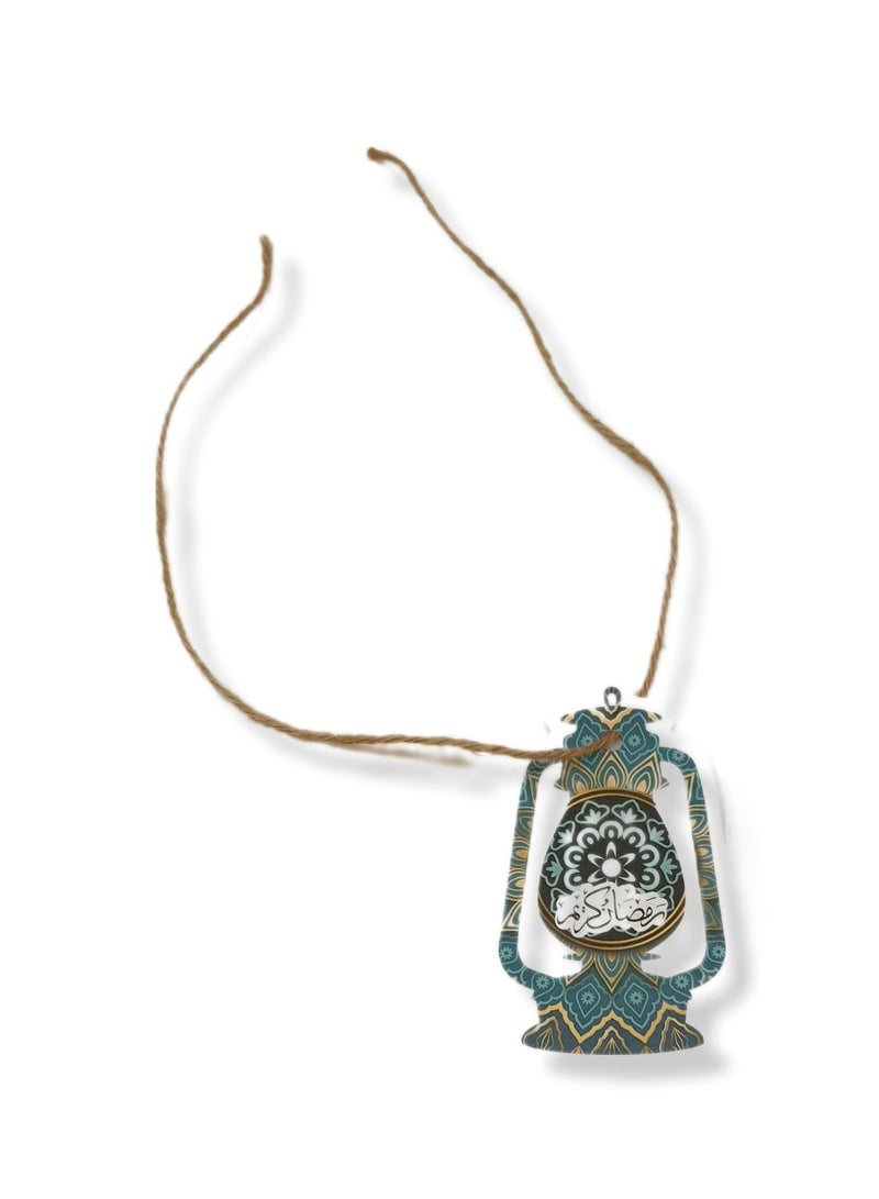 Al Zaabiah 24 pcs Fuanous Cards with Burlap Drawstrings | Ramadan & Eid Mubarak Set - Image 2