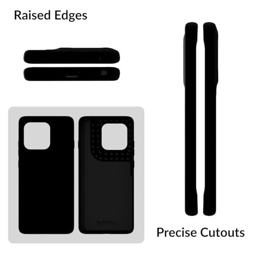 SPRIG Compatible with Moto Edge 60 Pro Premium SilkTone Back Cover Drop Tested Shock Proof Mobile Case for Men, Women, Boys and Girls with Camera Protection (Black) - Image 3
