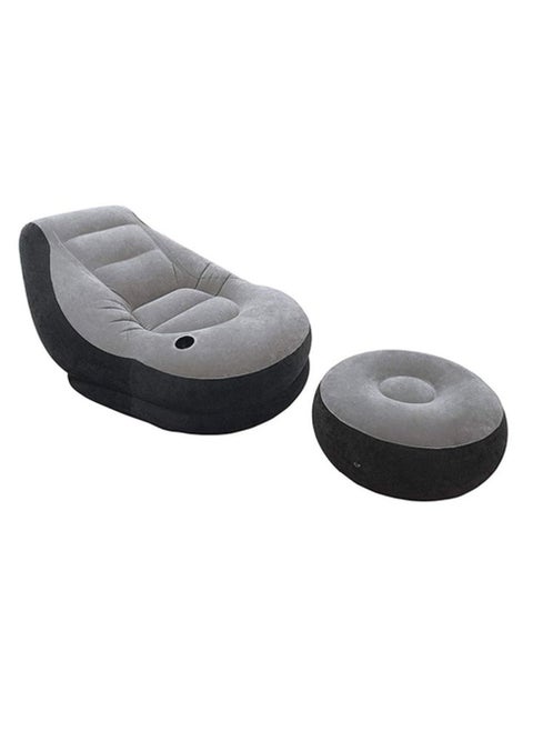 2pcs Home Creative Inflatable Sofa Seat Footstool