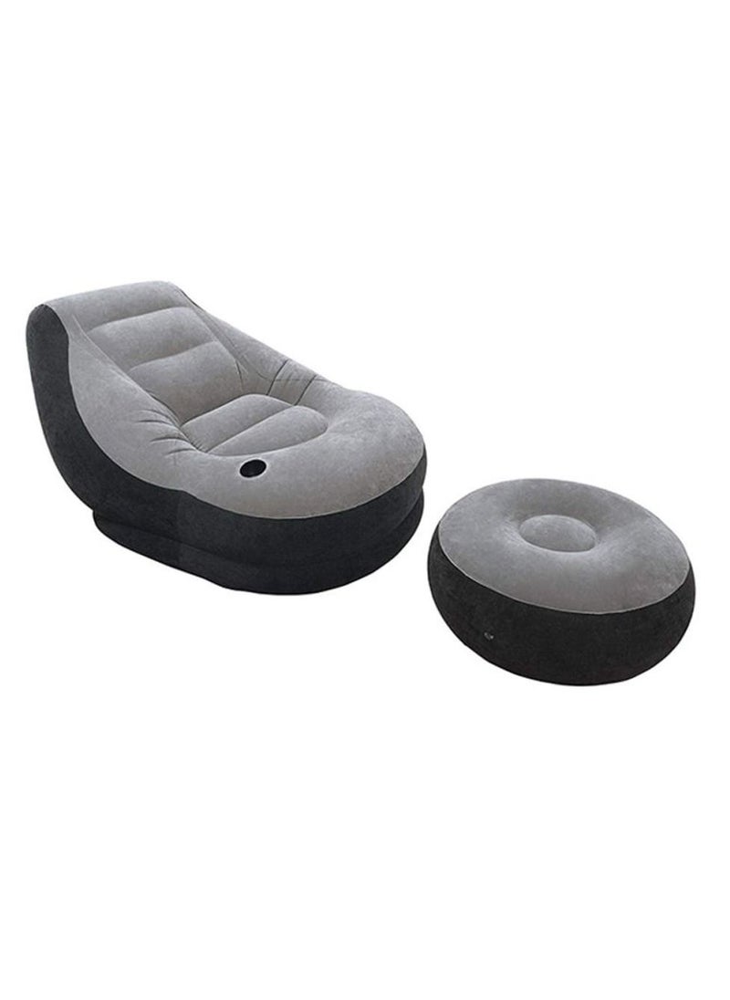 INTEX 2 قطع أريكة قابلة للنفخ إبداعية للمنزل Ottoman  - Image 1