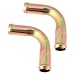 Briny River 2pcs 90 Elbow Heater Hose Connector Adapter Coolant Fitting for Automotive Systems 58 x 58 in 16mm x 16mm - Image 2