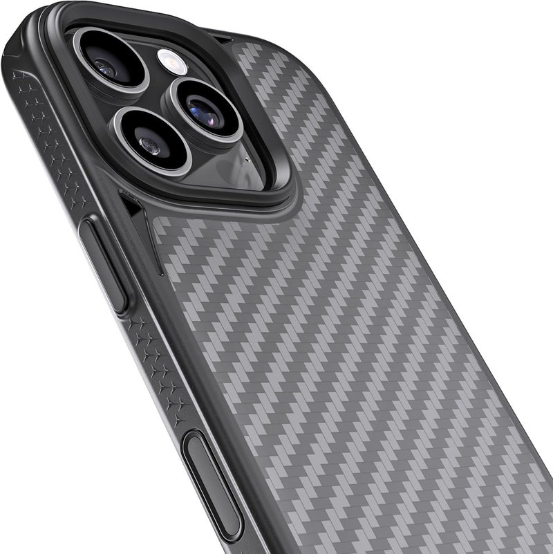 Rebel Case for iPhone 16 Pro [Gen-6 Aramid Fiber] Strong MagSafe Compatible, Grippy Sides, Shockproof Corners, Metal Lens + Buttons, Upgraded Protective Design, 6.3 Inch Phone 2024 (Black) - Image 5
